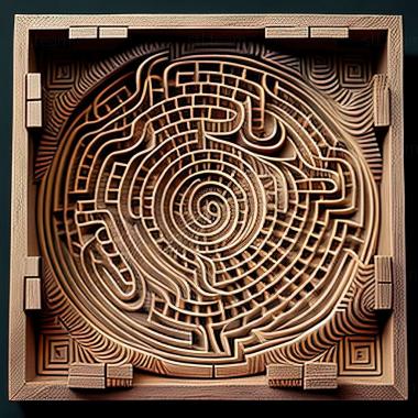 3D model labyrinth (STL)